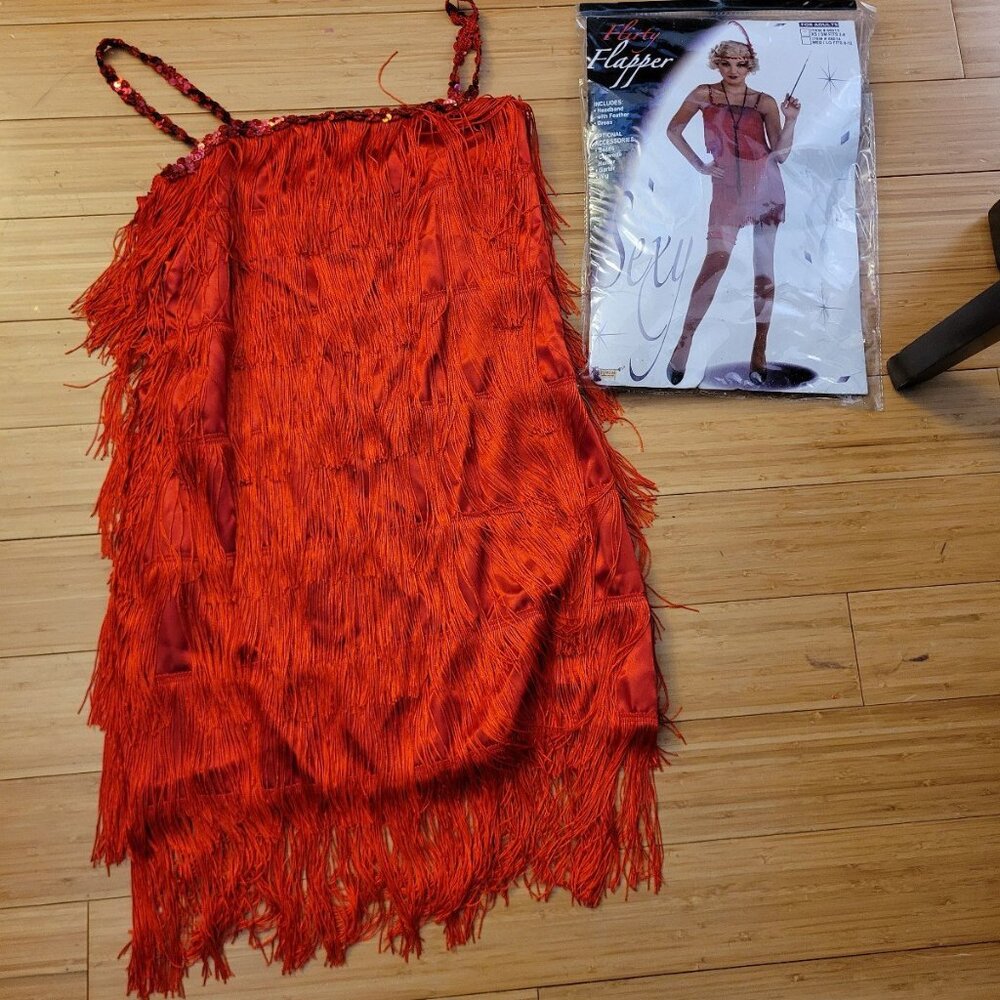 forum Flirty Flapper costume dress women's xs/small